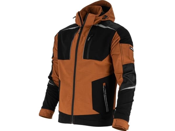 BLUZA STRETCH BRĄZOWO-CZARNA, "2XL", CE, LAHTI
