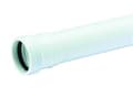 Miniatyrbilde 3 av 3: Wafix PP afløbsrør med muffe 40 x 1000 mm hvid