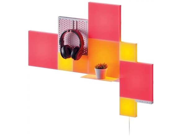 Nanoleaf Blocks Combo XL Smarter Kit - Ljuspanelskit - LED - totalt: 42 W - RGBW-lampa - 1200-6500 K