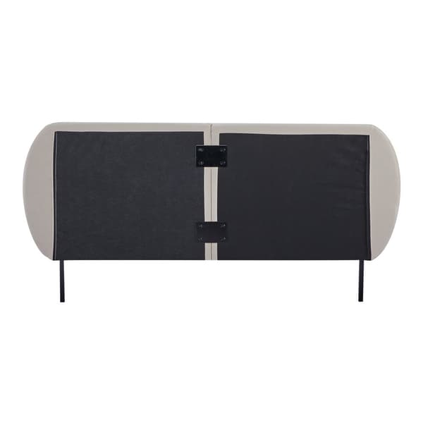 Klädd sängstomme Porvoo 200x140 cm beige [en.casa]
