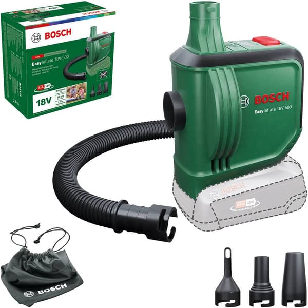 Bosch Home and Garden EasyInflate 18V-500 Batteritryckluftkompressor 0.03 bar