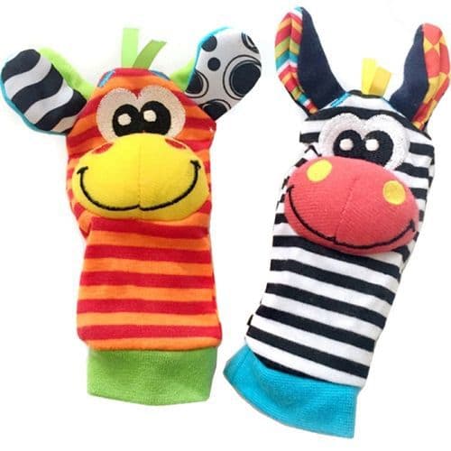 Baby cartoon animal leksaks strumpor aktivering