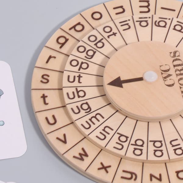 English spelling game pussel