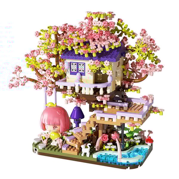 Flower House Building Blocks