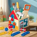 Miniatyrbild 2 av 5: Trä toolbox