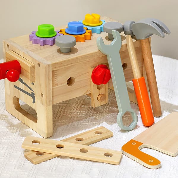 Trä toolbox pussel