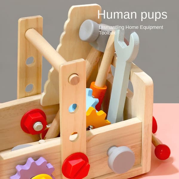Trä toolbox pussel