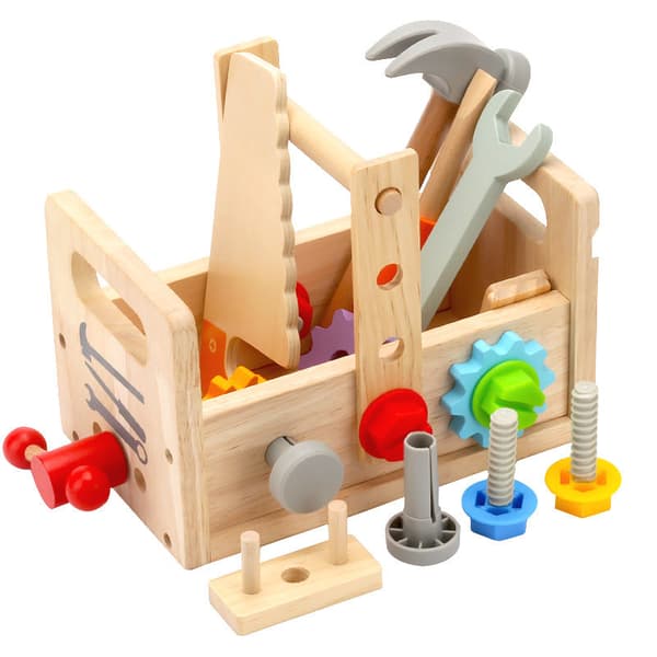 Trä toolbox pussel