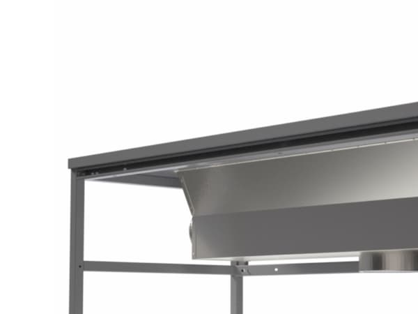 Poistopöytä Kevyt H-kehys 2000x800 mm