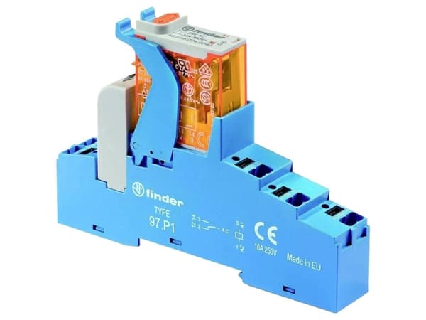 Finder 4C.P1.9.012.0050 Koblingsrelæ 12 V/DC 10 A 1 x skiftekontakt 1 stk