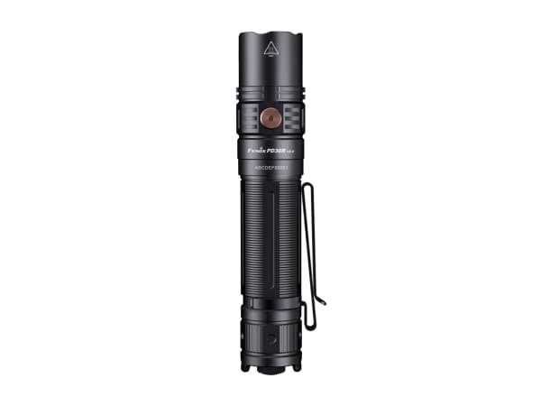Fenix PD36R V2.0, Kädessä pidettävä taskulamppu, Musta, Alumiini, 1,5 m, IP68, LED