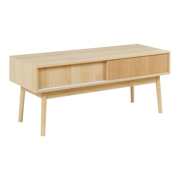 Tv-bänk Landskrona 115x40x48 cm ekfärg [en.casa]