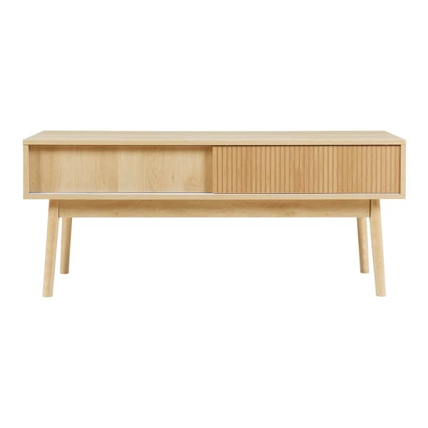 Tv-bänk Landskrona 115x40x48 cm ekfärg [en.casa]