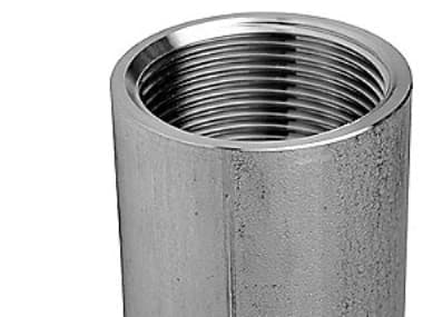 Valettu holkki 1/4 - Ruostumaton, laatu AISI 316
