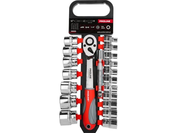 PRO 20 stk stikkontakter, crv, 1/2", 8-32 mm, forlenger, proline