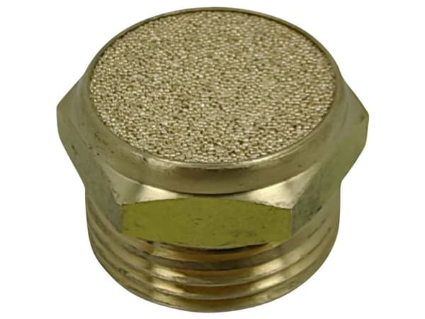 TRU COMPONENTS Paineilman äänenvaimennin TC-12770340 Ulkokierre G3/4 15 bar Messinki 1 kpl