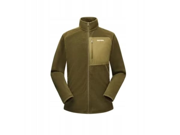 Bluza fleece with pockets cyy2441fs066-army green-l NATUREHIKE