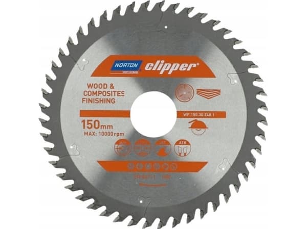 Norton NORTON SIRKELSAG 150 mm x 30 mm x 48z TRE OG KOMPOSITTER ATB (2,6 / 1,6)