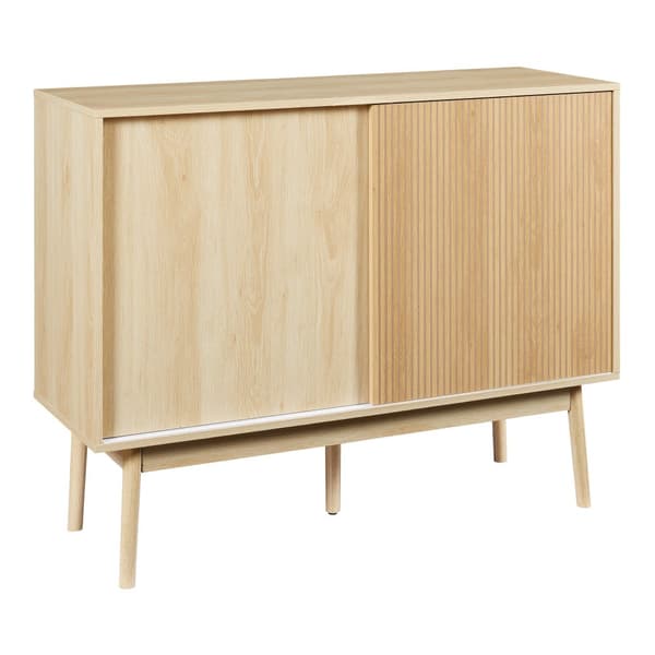 Tv-bänk Landskrona 115x40x48 cm ekfärg [en.casa]