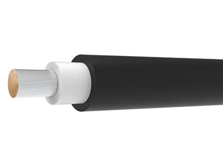 Solcellekabel H1Z2Z2-K 1X4 mm² Sort Ring 100 meter Eca - (100 meter)