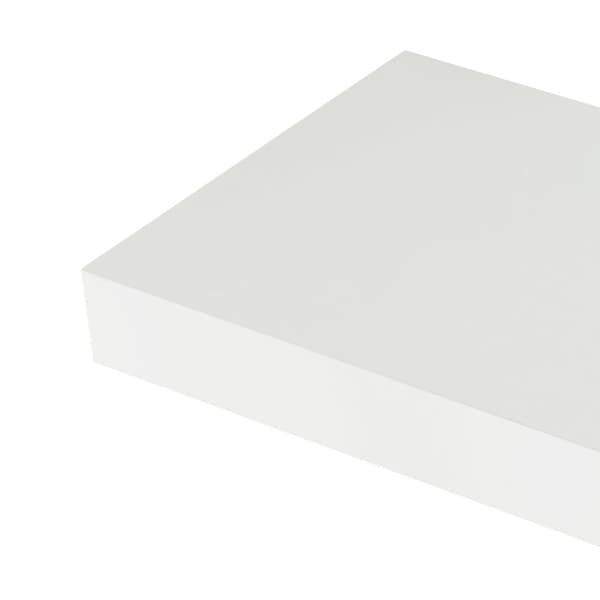 Vägghylla Stranda set om 2 vit 40x17x3,5 cm [en.casa]