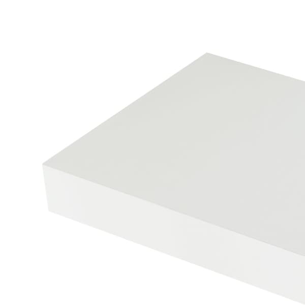 Vägghylla Stranda set om 3 vit 40x17x3,5 cm [en.casa]