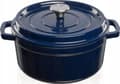 Pikkukuva 1 / 3: Cast iron pot Grand Feu, minimalist design "Casserole" with lid, 4.7l, dark blue color.