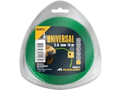 Pyöreä trimmerisiima UNIVERSAL NLO016, 2,0 mm x 130 m, äänetön