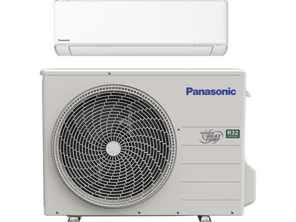 Panasonicin lämpöpumppu Split NZ35YKE-1 koostuu CS-NZ35YKE-1:stä ja CU-NZ35YKE:stä, SCOP 5.00 A++, R32-kylmäaine ja pilviohjaus.