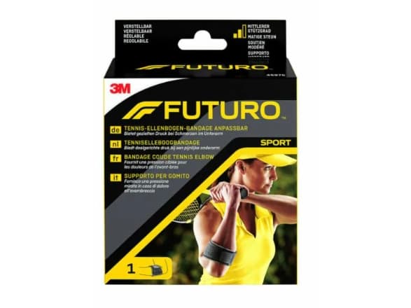 3M FUTURO, Albue (kroppsdel), Støtte, En Størrelse, Nylon, Polyester, Polyuretan (PU), Grå, Universell