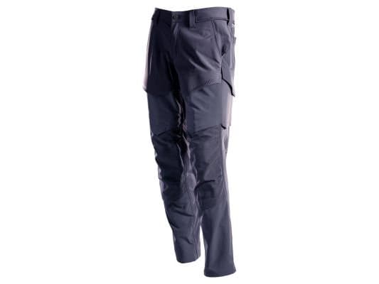 MASCOT® WORKWEAR MASCOT® Customized Bukser med knælommer, ULTIMATE STRETCH model 22379-311 mørk marine 82C52