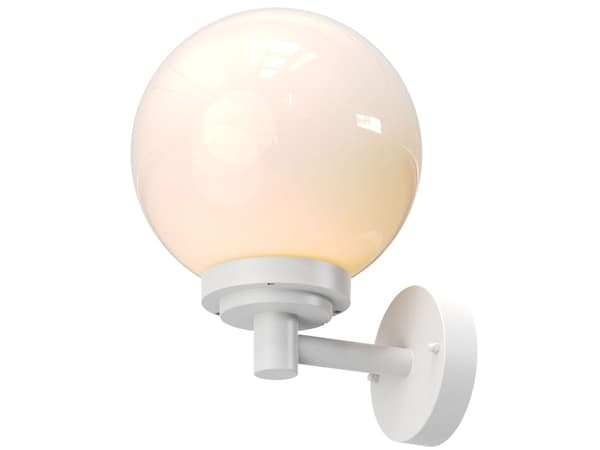 Doro Väggarmatur E27-sockel IP44 Vit
