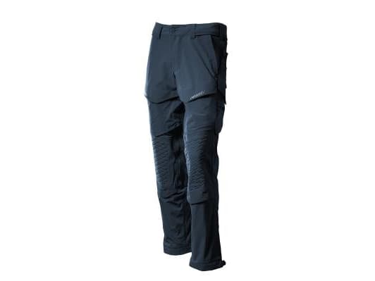MASCOT® WORKWEAR MASCOT® CUSTOMIZED Byxor med knäfickor modell 22279-605, färg dark navy 82C51