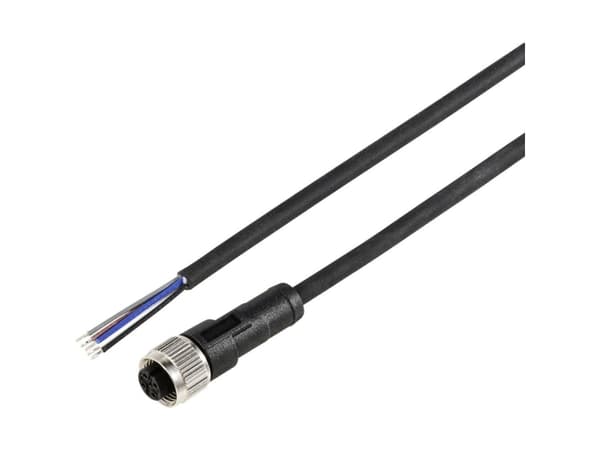TRU COMPONENTS TC-12833080 Anturin / toimilaitteen liitäntäkaapeli M12 Napaluku (RJ): 5 Kytkentä, suora 5 m 1 kpl 1 kpl