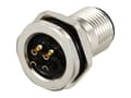 Miniatyrbild 2 av 2: TRU COMPONENTS TC-12833064 Infälld anslutning för sensor/ställdon M12 Stiftnummer (RJ): 4 1 del