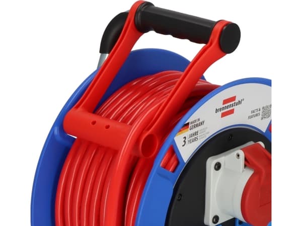 Brennenstuhl 1182770010 Kaapelikela 25 m Rot CEE pistoke 16 A 5-napainen (1182770010)