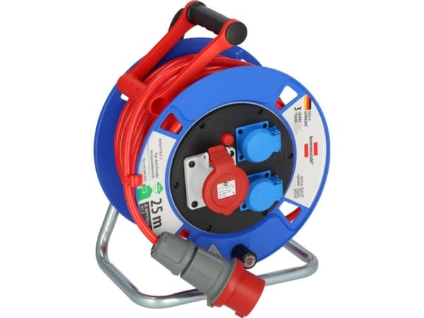 Brennenstuhl 1182770010 Kaapelikela 25 m Rot CEE pistoke 16 A 5-napainen (1182770010)