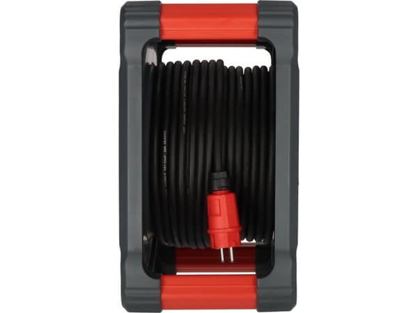 Brennenstuhl 9201330110, Svart, Röd, Plast, 5 AC-utgångar, Typ E/F, Rak, 33 m