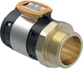 Miniatyrbilde 1 av 2: Geberit FlowFit overgang med udvendigt gevind: CuZn21Si3P, d=50mm, R=1 1/2"