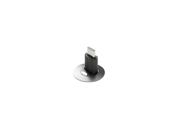 Ochno O-POS-LED-AL-1, USB C, Gjuten aluminium, Grå, LED, Status, 41 g, 1 styck