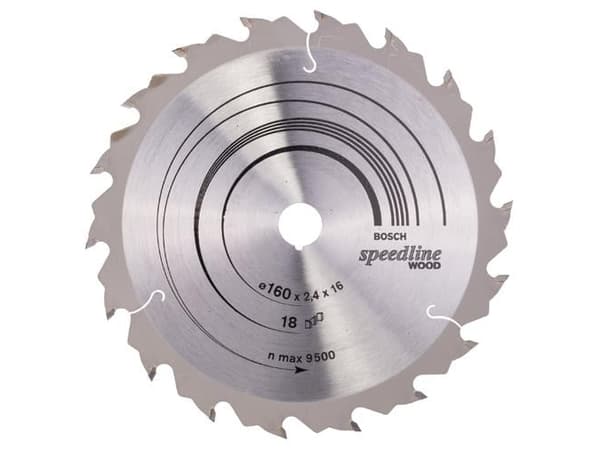 Bosch SPEEDLINE PUUPYÖRÖPESURI 160X16MM18T