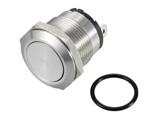 TRU COMPONENTS TC-12819636 Painekytkin 250 V/AC 20 A 19 mm IP67 Napsauttaminen 1 kpl