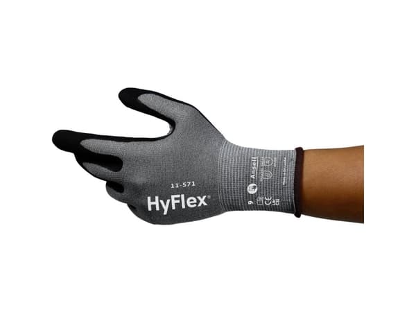 Ansell HyFlex 11571R070-1P Nitril Arbejdshandske Størrelse (handsker): 7 EN 21420:2020 1 Paar