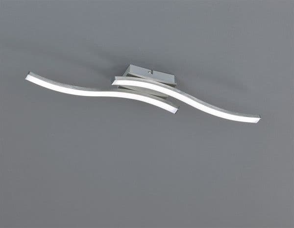 TRIO Route, 3000 K, 1000 LM, IP20, Nickel, Vit