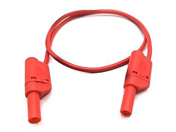 Mueller Electric 22.421-.50M-2 Prøveledning Bananstik 4 mm Bananstik 4 mm 0.5 m Rød 1 stk