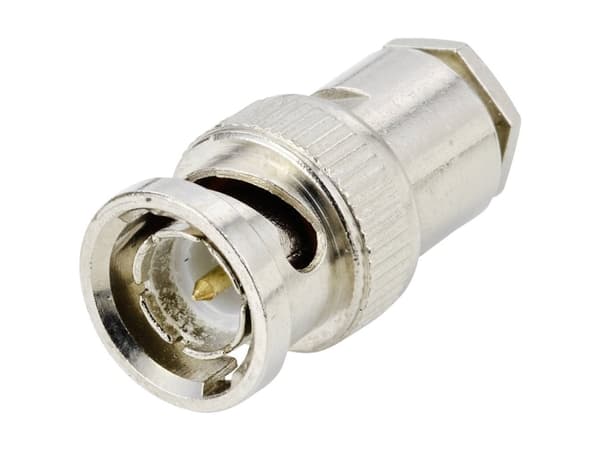 TRU COMPONENTS TC-9920748 BNC-liitin pistoke, suora 75 ? 1 kpl