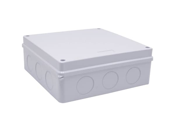 TRU KOMPONENTIT TC-RB 200x200x80 Asennuskaappi ABS muovia Harmaa 1 kpl