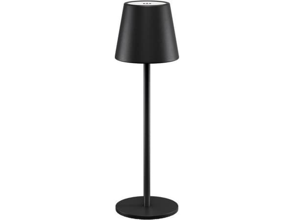 Trådlös LED bordslampa, svart