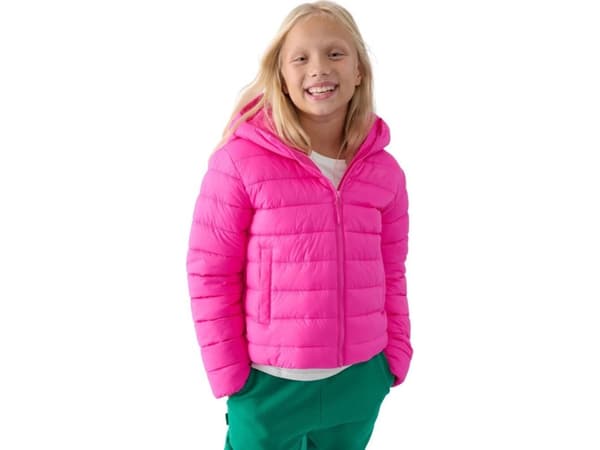 4f Jente dunjakke 4F F449 rosa 4FJWAW24TDJAF449 55S 152cm