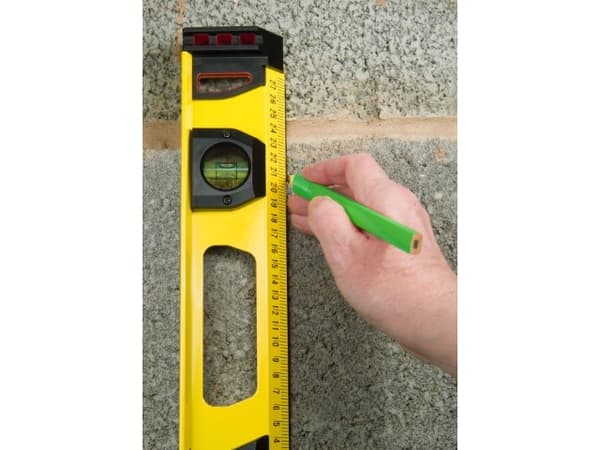 Stanley 1-43-555, 1,2 m, Gul, 0,5 mm/m, Aluminium